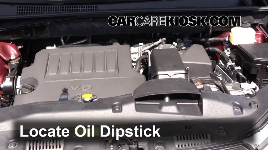 2014 Toyota Highlander LE 3.5L V6 Oil Check Oil Level